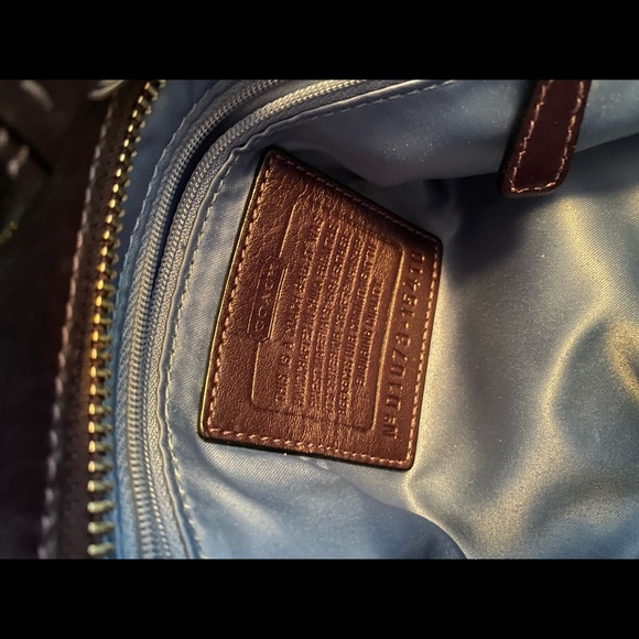 Deep Purple Coach Purse